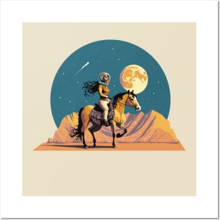 Cosmic Cowgirl Rides Again Posters and Art